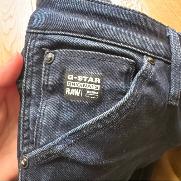 G-STAR 5620 SLIM TAPERED Dark Blue Denim Jeans - 26 - Picture 3 of 17